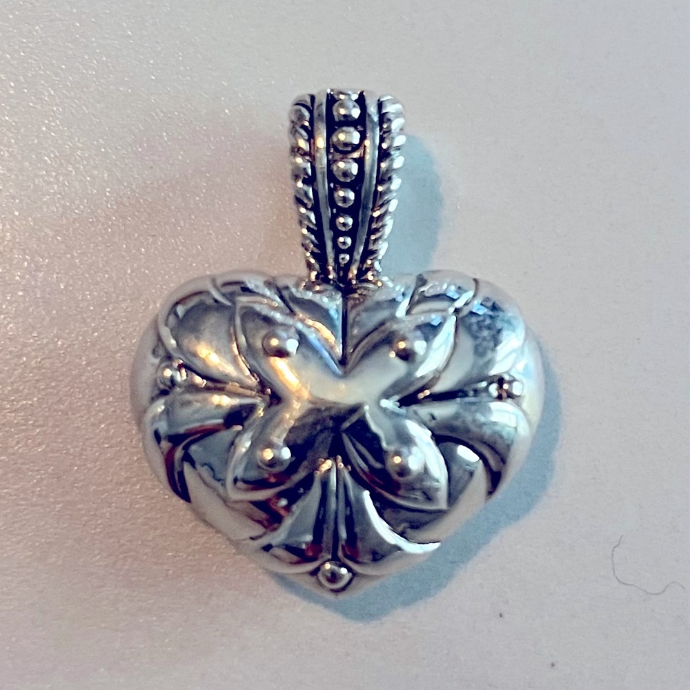 Elyse Ryan Sterling Silver Pendant/Enhancer